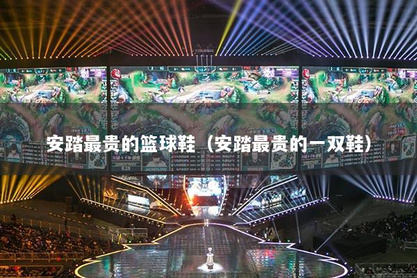 安踏最贵的篮球鞋(安踏最贵的一双鞋)